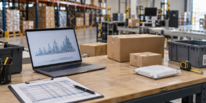 Analyse des volumes et des formats de colis avant un appel d'offres de mécanisation d'entrepôt